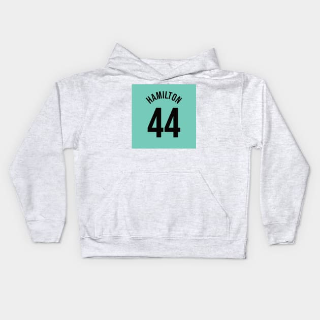 Hamilton 44 - Driver Team Kit 2023 Season Kids Hoodie by GreazyL